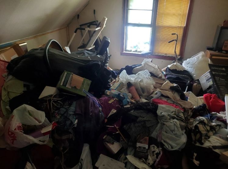 An estate clean-out in progress