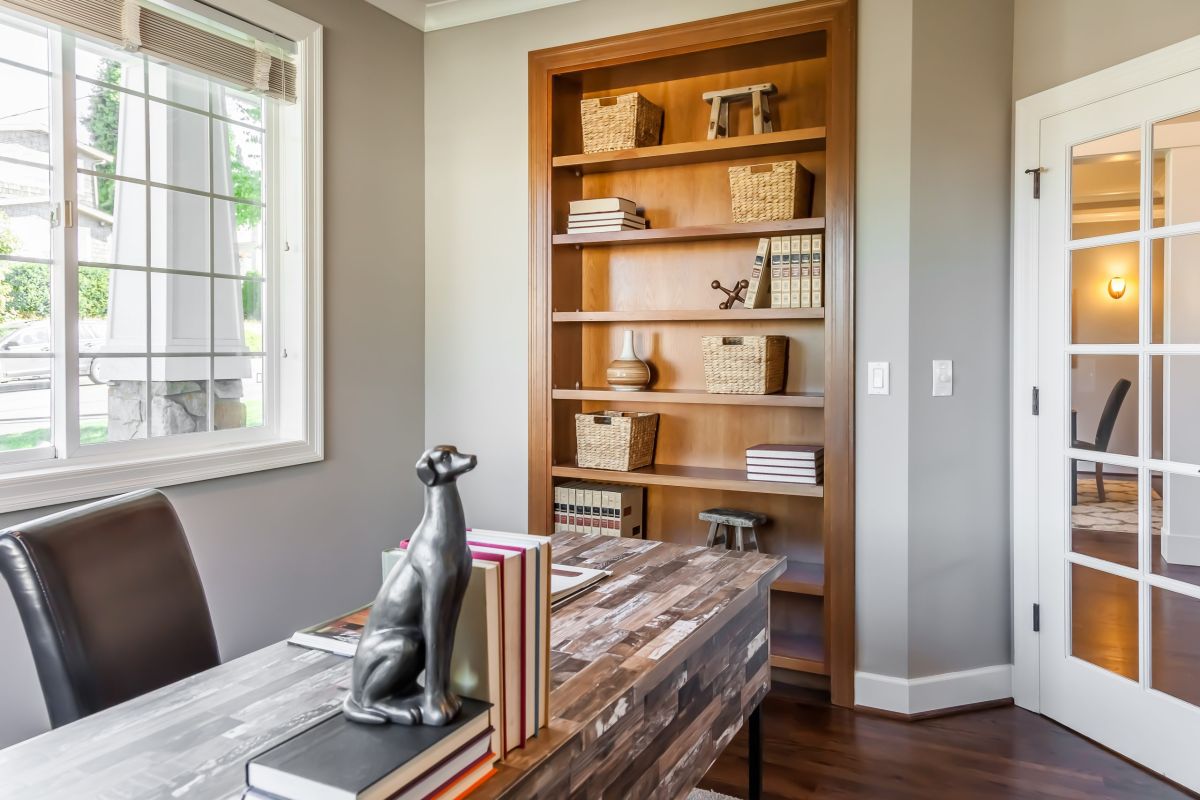A room staged for an estate sale